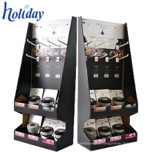 Easy Foldable Packaging Cardboard Hanging Display With Hooks,OEM/ODM Custom Design Hanging Hooks Display